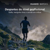Bundle Huawei Watch 5 42mm - Titanium White + Freebuds 6i