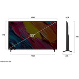 Smart TV LG 55 QNED UHD 4K 55QNED70A6A (2025) - 140 cm