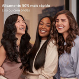 Alisador de Cabelo Philips Series 5000 BHS510/00 - Preto