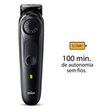 Aparador de Barba Braun All-in-One Trimmer Serie 5 BT5420 - Preto