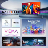 Smart TV Hisense 65 QLED 4K 65A7NQ - 165 cm