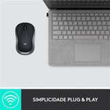 Logitech Rato Wireless M185 (Cinzento)