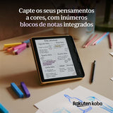 Ereader Kobo Libra Colour + Caneta Kobo Stylus 2 - Preto