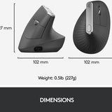 Rato Wireless Logitech MX Vertical Advanced Ergonimic Preto