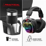 Mesa Gaming Spirit Of Gamer HeadQuarter 600 Left - Preto
