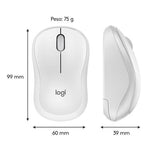 Rato Wireless Logitech M220 - Branco