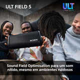 Coluna Portátil Bluetooth Sony Field 5 SRS-ULT50B - Preto