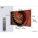 Smart TV TCL 85C8K QLED Mini-LED 85 UHD 4K Google TV - 216cm