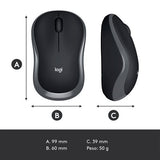 Logitech Rato Wireless M185 (Cinzento)