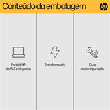 Portátil HP 15-fc0015np - 15.6 AMD Ryzen 3 8GB RAM 512GB SSD