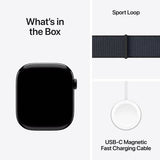 Apple Watch Series 10 GPS 46mm - Cellular - Alumínio Preto Brilhante | Bracelete Loop Desportiva Tinto
