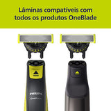 Aparador Corporal Philips One Blade Pro 360 Face + Body  QP6652/61 - Preto
