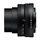 Máquina Fotográfica Nikon Z50 + Z DX 16-50mm f/3.5-6.3 VR + Adaptador FTZ II - Preto