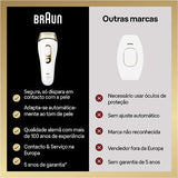 Luz Pulsada Braun Silk Expert Pro 5 PL5152 - Branco e Dourado