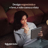 Ereader Kobo Libra Colour + Caneta Kobo Stylus 2 - Preto