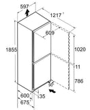 Frigorífico Combinado Liebherr CNSFD 5203 Inox No Frost 330L D