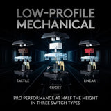 Teclado Mecânico Gaming Logitech G915 TKL Tenkeyless Sem fio RGB