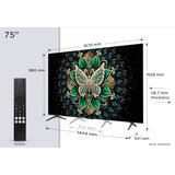 Smart TV TCL 75C6K Mini-LED 75 UHD 4K Google TV - 190cm