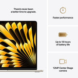 MacBook Air 15'' | 2025 | M4 10-core | 16GB | 256GB SSD | GPU 10-core - Luz das Estrelas