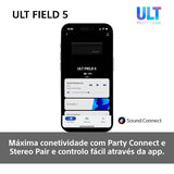 Coluna Portátil Bluetooth Sony Field 5 SRS-ULT50B - Preto
