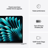 MacBook Air 13'' | 2025 | M4 10-core | 16GB | 256GB SSD | GPU 8-core - Prateado