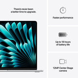 MacBook Air 15'' | 2025 | M4 10-core | 24GB | 512GB SSD | GPU 10-core - Prateado