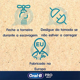 Escova de Dentes Elétrica Criança Oral-B Pro Kids 3+ - Frozen + Estojo