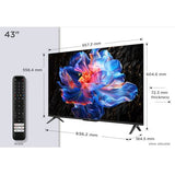Smart TV TCL 43P6K LED 43 UHD 4K Google TV - 109cm