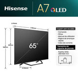 Smart TV Hisense 65 QLED 4K 65A7NQ - 165 cm