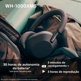 Auscultadores Noise Cancelling Bluetooth Sony WH-1000XM5B - Preto