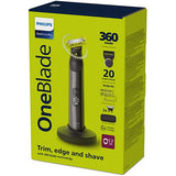 Aparador Corporal Philips One Blade Pro 360 Face + Body  QP6652/61 - Preto