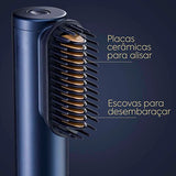 Alisador de Cabelo 3 em 1 Babyliss Airwand - Azul