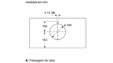 Exaustor De Parede Bosch DBB97AM60 Design Integrado Preto 90Cm B