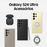 Smartphone Samsung Galaxy S24 Ultra 5G Cinzento Titânio - 6.8 512GB 12GB RAM