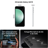 Smartphone Samsung Galaxy S23 FE 5G Grafite - 6.4 256GB 8GB RAM