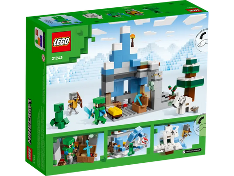 Jogo de Construção LEGO Minecraft -  21243 Os Picos Gelados