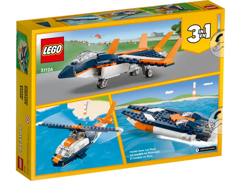 Jogo de Construção LEGO Creator - 31126 Jato Supersónico