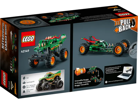Jogo de Construção LEGO Technic -  42149 Monster Jam Dragon