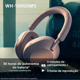 Auscultadores Noise Cancelling Bluetooth Sony WH-1000XM5P - Rosa Fumé