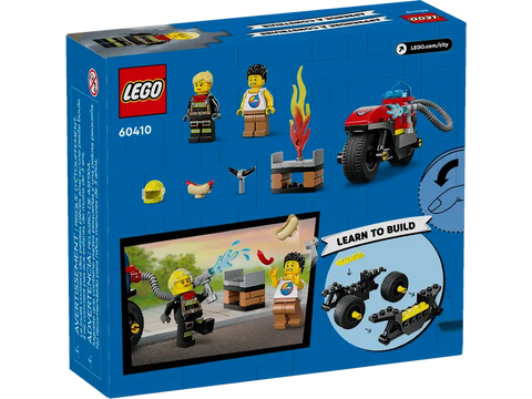 Jogo de Construção LEGO City - 60410 Mota de Resgate dos Bombeiros