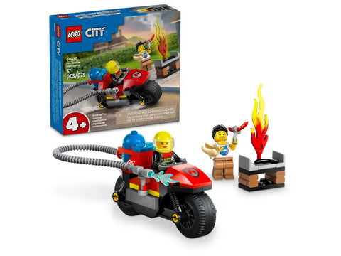 Jogo de Construção LEGO City - 60410 Mota de Resgate dos Bombeiros