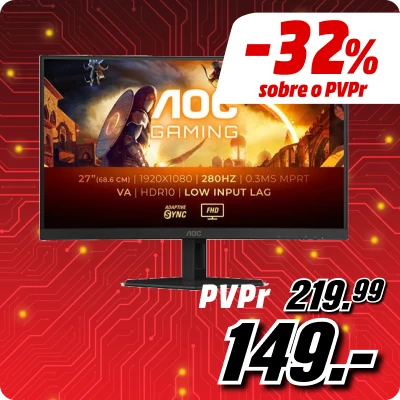 Monitor AOC <br>  27'' | 280 Hz | Full HD Image