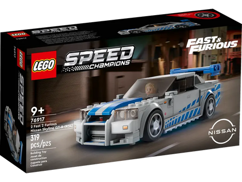 Jogo de Construção LEGO Speed Champions -  76917 Velocidade Furiosa Nissan Skyline GT-R (R34)