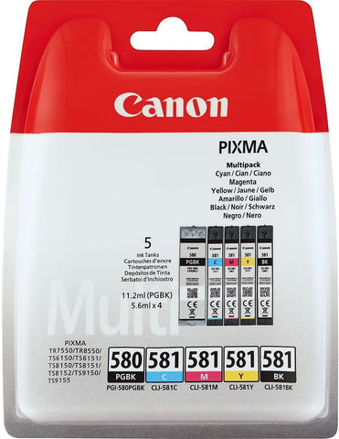 Pack Tinteiros Canon PGI-580/CLI-581 - 2078C005