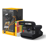 Máquina Fotográfica Instantânea Polaroid Flip - Preto + Recarga i-Type Cor 8 Folhas