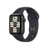 Apple Watch SE GPS 40mm Meia-noite Sport Band Meia-noite M/L - Smartwatch