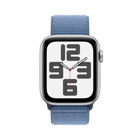 Pré-Venda - Apple Watch SE GPS 44mm Prateado Sport Loop Azul Inverno - Smartwatch