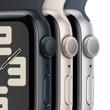 Apple Watch SE GPS 44mm Meia-noite Sport Band Meia-noite M/L - Smartwatch