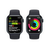 Apple Watch Series 9 GPS 41mm Meia-noite Sport Band Meia-noite S/M - Smartwatch
