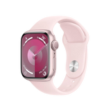 Apple Watch Series 9 GPS 41mm Rosa Sport Band Rosa Claro S/M - Smartwatch